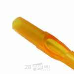 Уцененный товар Тату-наконечник Flat Professional Tip 7, Gold Shark, коробка 50 шт.