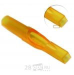 Уцененный товар Тату-наконечник Flat Professional Tip 7, Gold Shark, коробка 50 шт.