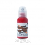 Краска для художественной татуировки World Famous Tattoo Ink by Ilya Fom, Poison Dart Red, 30 мл
