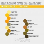 Краска для художественной татуировки World Famous Tattoo Ink, Great Wall Yellow, 15 мл