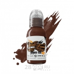 Уцененный товар Краска для художественной татуировки World Famous Tattoo Ink by Sarah Miller, Heimdall Brown, 30 мл