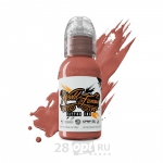 Уцененный товар Краска для художественной татуировки World Famous Tattoo Ink, Pink Ribbon Warm Peach, 30 мл