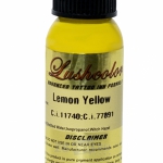 Уцененный товар Краска для художественной татуировки LushColor, Lemon yellow, 30 мл