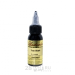 Уцененный товар,  Краска для художественной татуировки LushColor, True Black, 30 мл