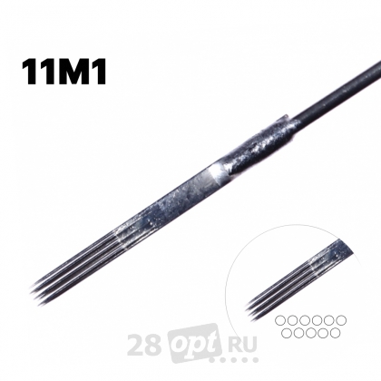 Иглы для художественной татуировки Black Bird, Magnum 11, коробка 50 шт.