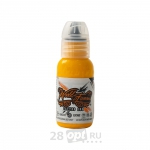 Краска для художественной татуировки World Famous Tattoo Ink, Michaelangelo Yellow, 30 мл
