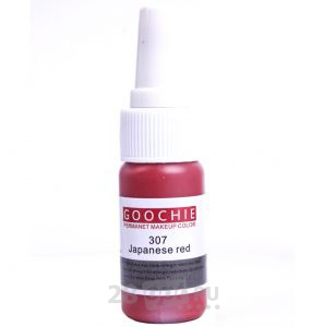 Уцененный товар Пигмент для косметического татуажа Goochie 307, Japanese Red, 15 мл