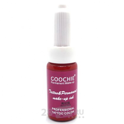 Уцененный товар Пигмент для косметического татуажа Goochie ZXPL-C6, Rose Red, 15 мл