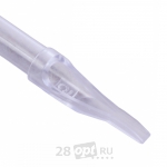 Уцененный товар Тату-наконечник Flat Professional Tip 5, Clear, коробка 50 шт.