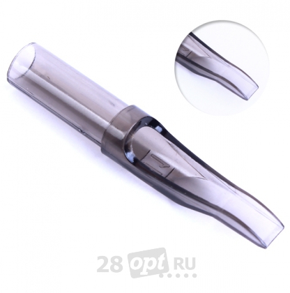 Уцененный товар Тату-наконечник Flat Professional Tip 5, Gray fog, коробка 50 шт.